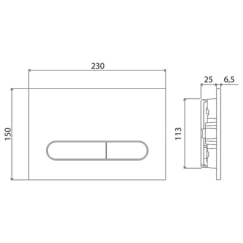 Инсталляция BelBagno BB002-80/BB005-PR-CHROME