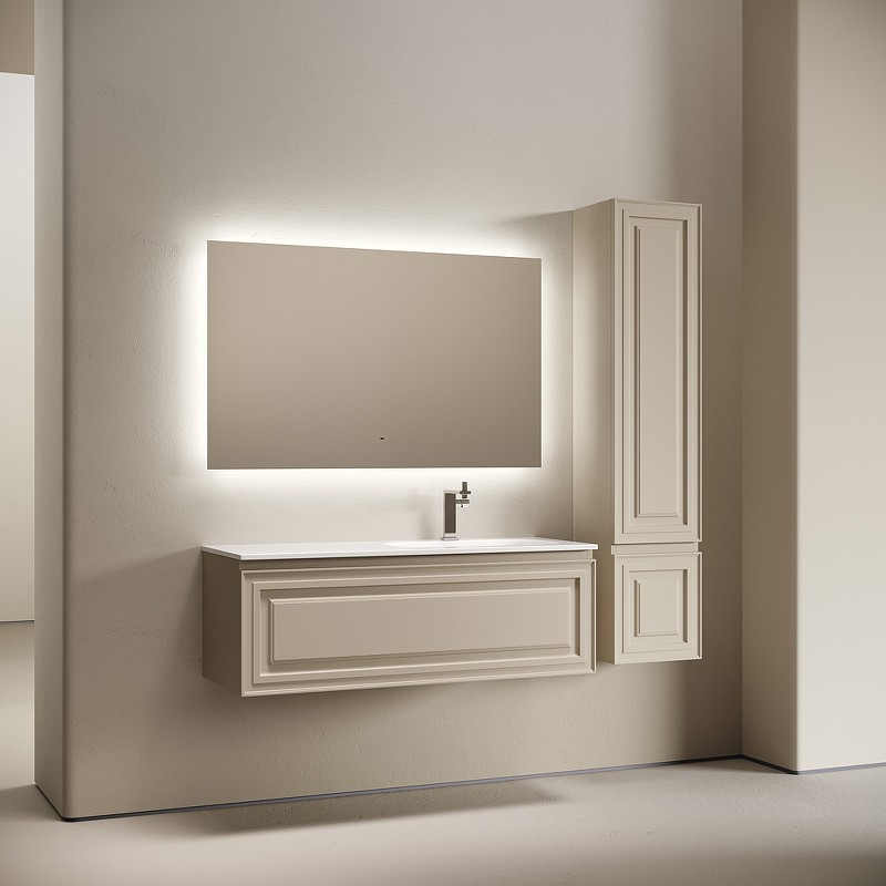 Тумба под раковину Sancos Very 119,5 VR120RCE подвесная цвет Beige Soft