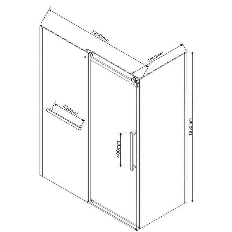 Душевой уголок Vincea Como Soft 120x100 VSR-1CS1012CL