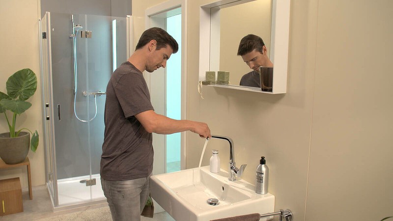 Смеситель для раковины Hansgrohe Metris 31087000 Хром