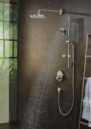 Шланговое подключение Hansgrohe Fixfit S 26453140 Шлифованная бронза