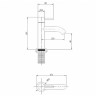 Смеситель для раковины Abber Wasser Kreis AF8110G Золото матовое