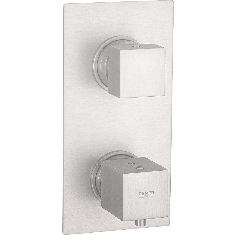 Смеситель для душа Remer Qubica Thermo QT92KBBO с термостатом