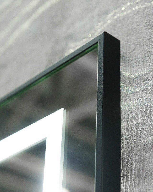 Зеркало BelBagno Kraft 50 SPC-KRAFT-500-900-LED-TCH-WARM-NERO с подсветкой
