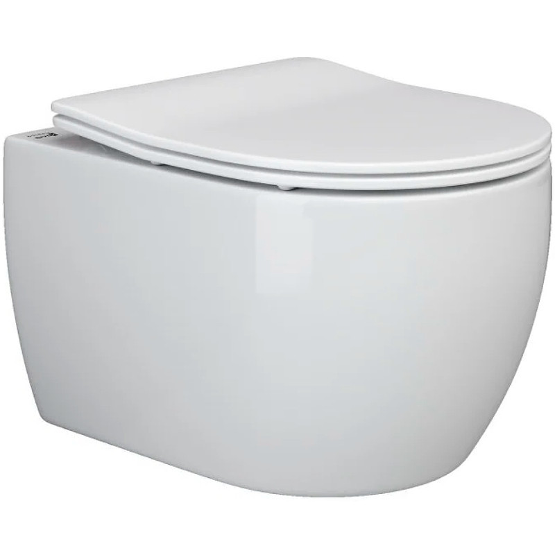 Комплект унитаза с инсталляцией Ceramicanova Play CN3001_1001W_1000 с сиденьем Микролифт и Белой клавишей смыва