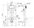 Комплект унитаза с инсталляцией Ceramicanova Play CN3001_1001W_1000 с сиденьем Микролифт и Белой клавишей смыва
