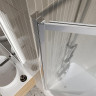 Шторка на ванну BelBagno Luce 80 LUCE-VF-11-80/145-C-Cr