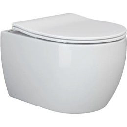 Комплект унитаза с инсталляцией Ceramicanova Play CN3001_1001B_1000 с сиденьем Микролифт и Черной матовой клавишей смыва