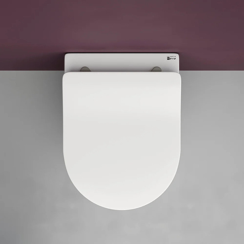 Комплект унитаза с инсталляцией Ceramicanova Play CN3001_1001B_1000 с сиденьем Микролифт и Черной матовой клавишей смыва