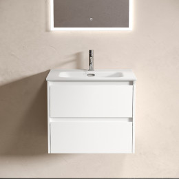 Тумба под раковину Sancos Libra 60 LB60W подвесная Белый глянец