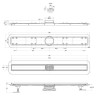 душевой лоток BelBagno Luce BB-LD-LUCE-80-BIANCO