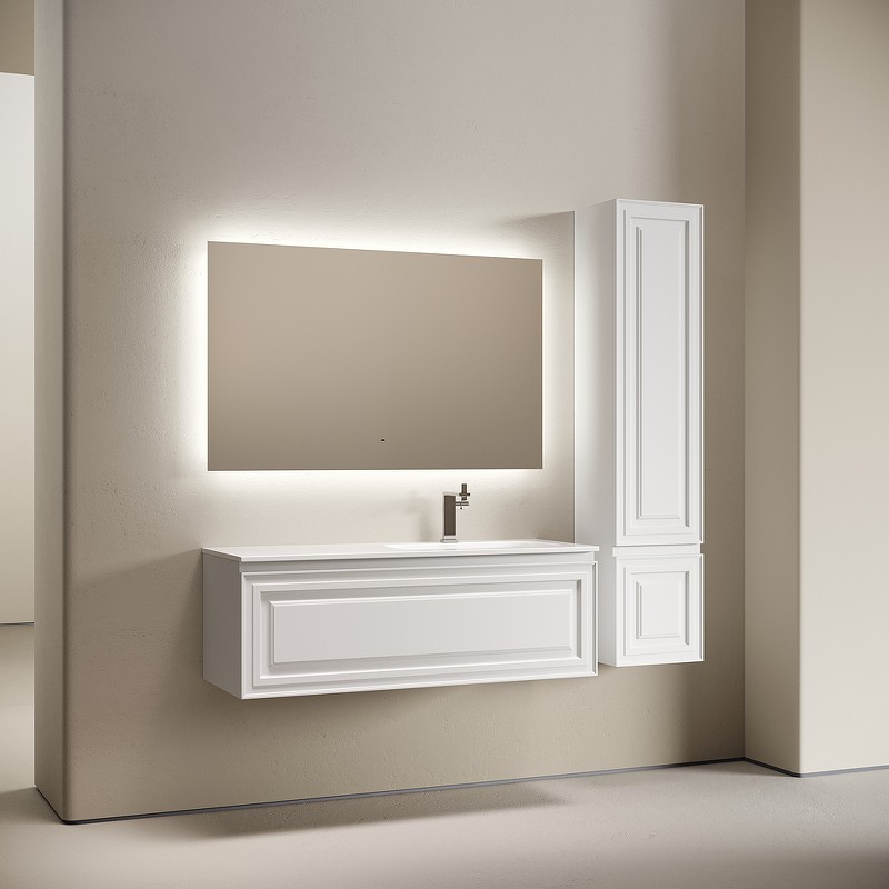Тумба под раковину Sancos Very 119,5 VR120RW подвесная цвет Bianco