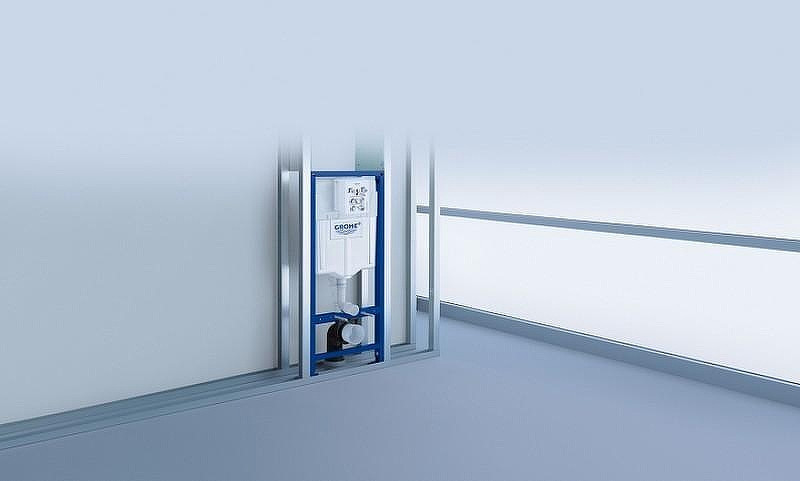 Комплект унитаза Ceramicanova Union CN4009T с инсталляцией Grohe Rapid SL 38811KF0 с сиденьем Микролифт и Черной матовой клавишей смыва