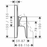 Смеситель для душа Hansgrohe Talis E Highflow 71768000