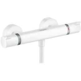 Смеситель для душа Hansgrohe Ecostat Comfort 13116700 с термостатом белый матовый