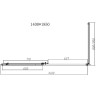 Душевой уголок Vincea Slim-N 140x90 VSR-4SN9014CLG