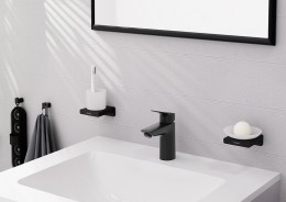 Смеситель для раковины Hansgrohe Logis 71107670 черный матовый