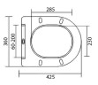 Комплект унитаза BelBagno Uno BB3105CHR/SC с инсталляцией Tece Profil 9400412