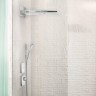 Шланговое подключение Hansgrohe Fixfit Square 26455140 с клапаном обратного тока Полированная бронза