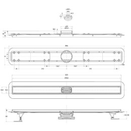 душевой лоток BelBagno Luce BB-LD-LUCE-90-BIANCO
