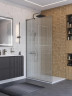 Душевая перегородка BelBagno Uno 100 UNO-L-1-TB-100-FL-GM