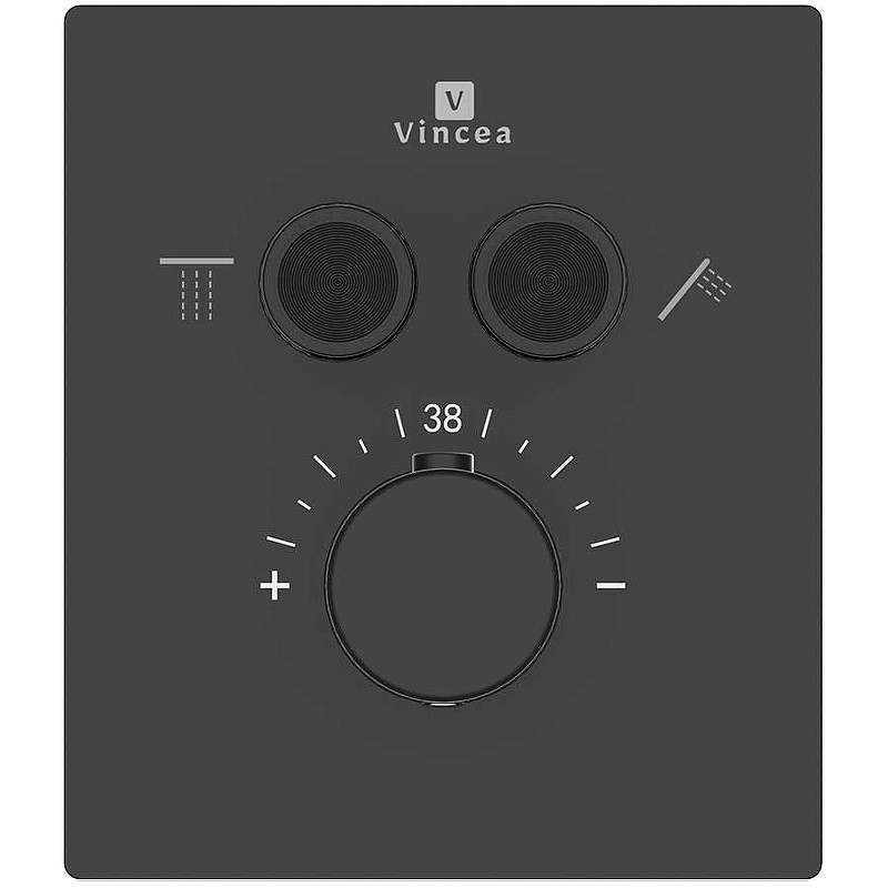 Душевая система Vincea Inspire VSFW-3I21MT4MB с термостатом