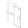 Душевая дверь Vincea Como Soft 110 VDS-1CS110CL