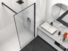 Душевая перегородка Vincea Walk-In 80 VSW-1HS800CLB