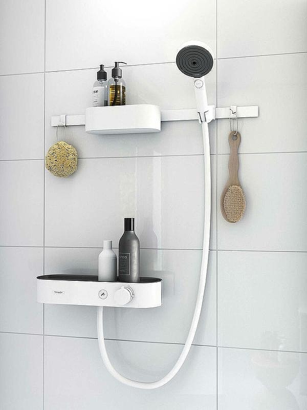 Крючок Hansgrohe WallStoris 27929700 белый матовый