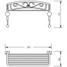 Полка корзина Migliore Complementi 22051