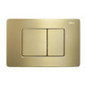 Комплект унитаза Abber Bequem AC1100T-AC0105-AC0120MMG с сиденьем Микролифт и клавишей смыва цвет Золото матовое