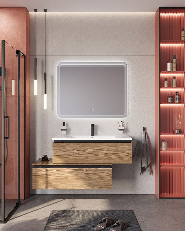 Тумба Cezares Slider 100 SLIDER-1000-1C-PI-RT-P