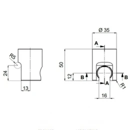 Держатель ручного душа Remer 339SOM Хром