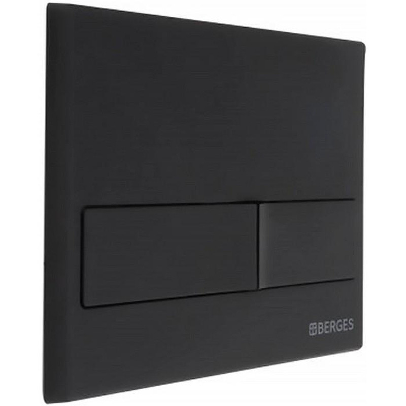 Комплект унитаза Ceramicanova Union CN4009T с инсталляцией Berges Novum L5 040215 с сиденьем Микролифт и Черной матовой клавишей смыва