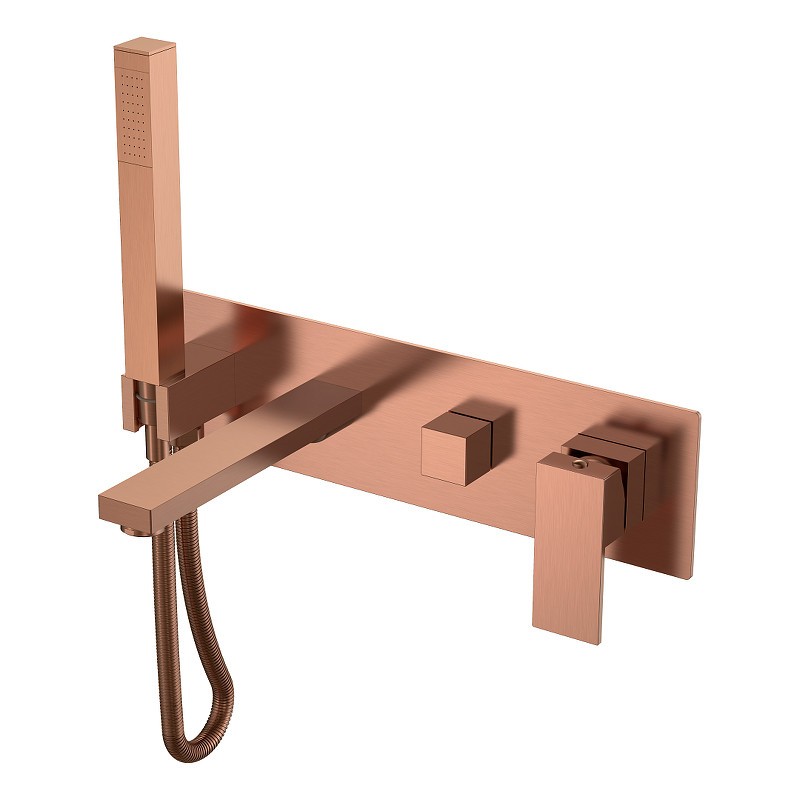 Смеситель для ванны Boheme Qubic 474-2-CB
