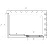 Душевой уголок Vincea Soft 130x90 VSR-3SO9013CLGM