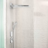 Шланговое подключение Hansgrohe Fixfit Square 26455700 с клапаном обратного тока Белое