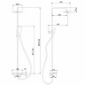Душевая система Abber Thermostat AF8516SPL c термостатом цвет Сатин
