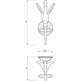 Крючок Migliore Luxor 26123
