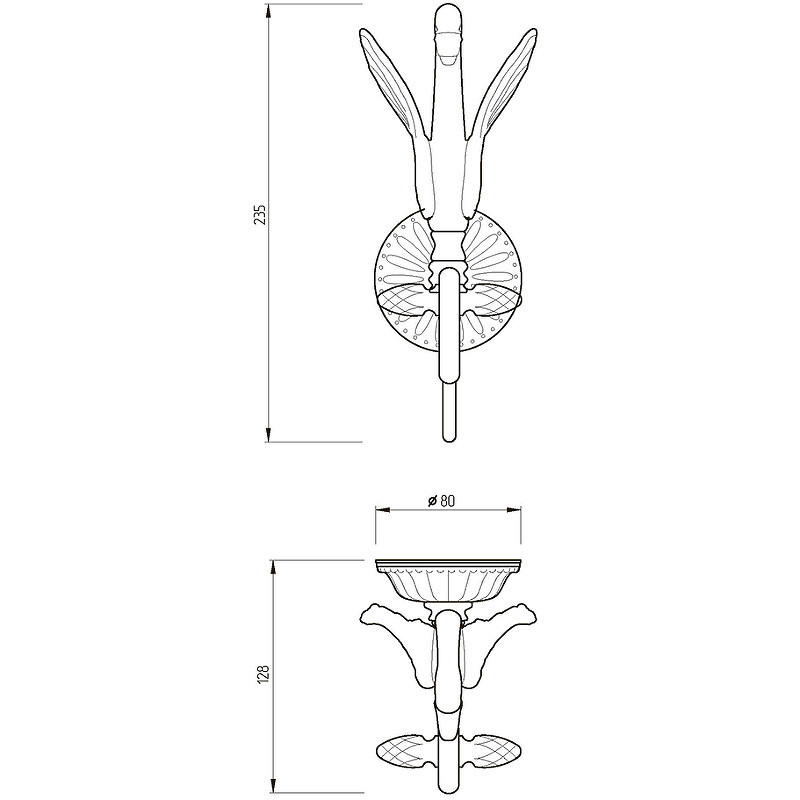 Крючок Migliore Luxor 26123