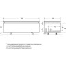 Тумба Cezares Slider 100 SLIDER-1000-1C-PI-NA-P
