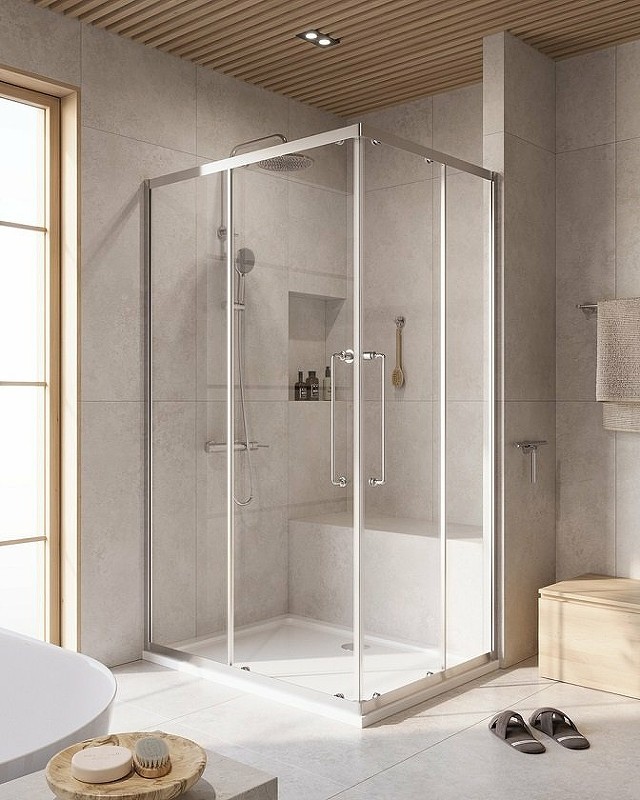 Душевой уголок Cezares Relax-304 120x90 RELAX-304-AH-2-120/90-C-CR