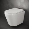 Унитаз Ceramicanova Highlight Rimless CN1804 подвесной с сиденьем Микролифт