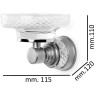 Мыльница Boheme Aura 10243-CR