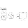 Комплект унитаза Ceramicanova Play CN3001 с инсталляцией Geberit Duofix Sigma UP320 111.300.00.5 с сиденьем Микролифт