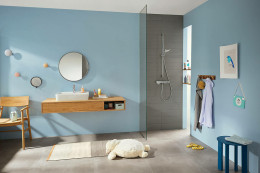 Смеситель для душа Hansgrohe Ecostat E 15773000 с термостатом Хром