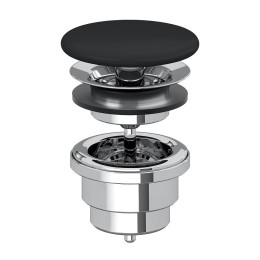 донный клапан Villeroy&amp;Boch 680800R7 цвет Pure Black