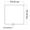 Зеркало Vincea 70 VLM-3VC7007-2 с подсветкой