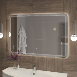 Зеркало Cezares Duet 120 CZR-SPC-DUET-1200-800-LED-TCH с подсветкой
