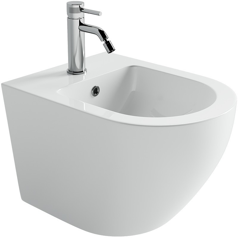 Биде Ceramicanova Uno CN11002 подвесное Белое